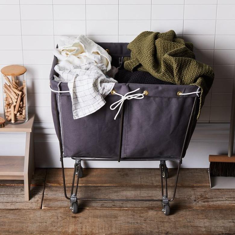 Steele Canvas Basket Corp Elevated Laundry Basket