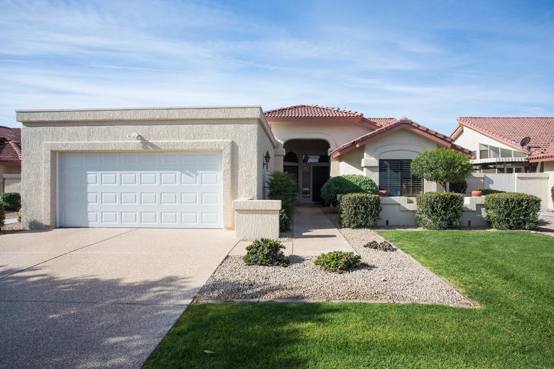 Arizona-style house design common to the region