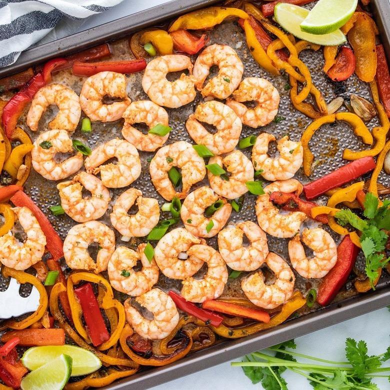 Keto In Pearls' Chili Lime Sheet Pan Shrimp