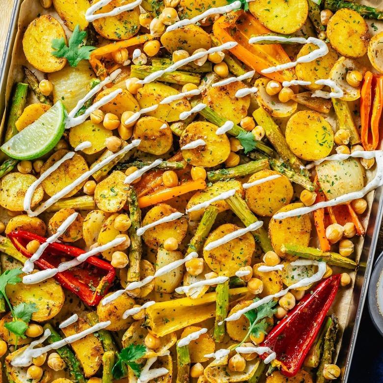 The Yummy Bowl Vegan Sheet Pan Dinner