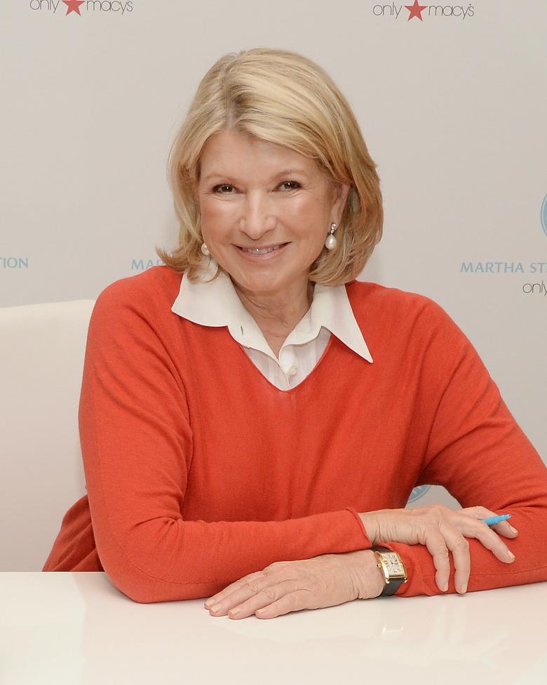 Martha Stewart Holiday Book Signing For 