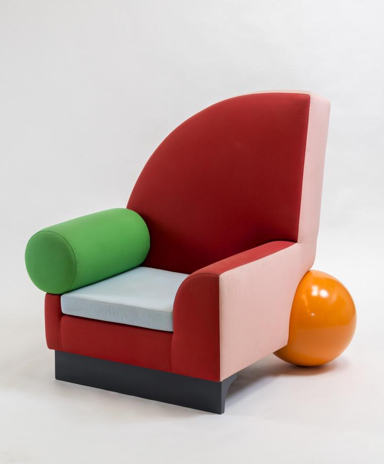 Bel Air chair by Peter Shire, Memphis Design style