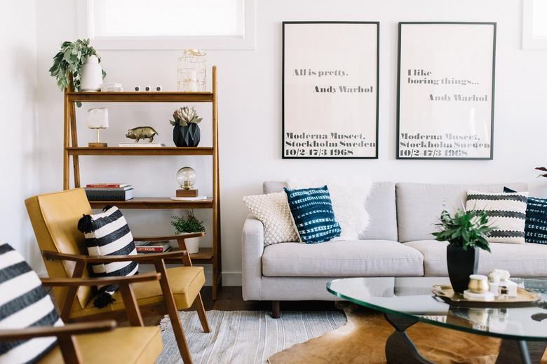 midcentury living room