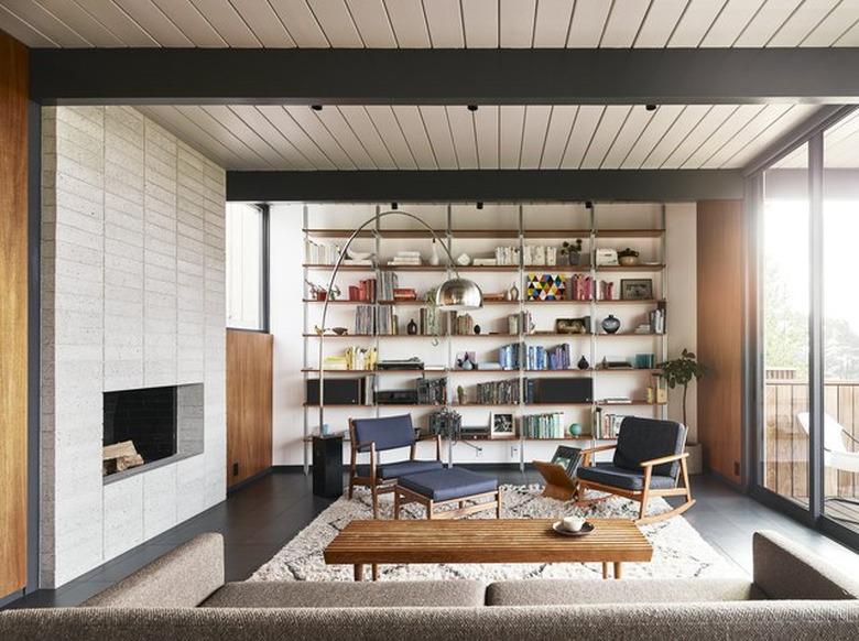 midcentury living room