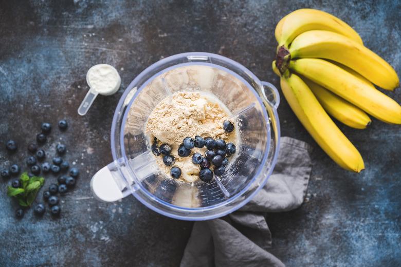 Blueberry protein smoothie