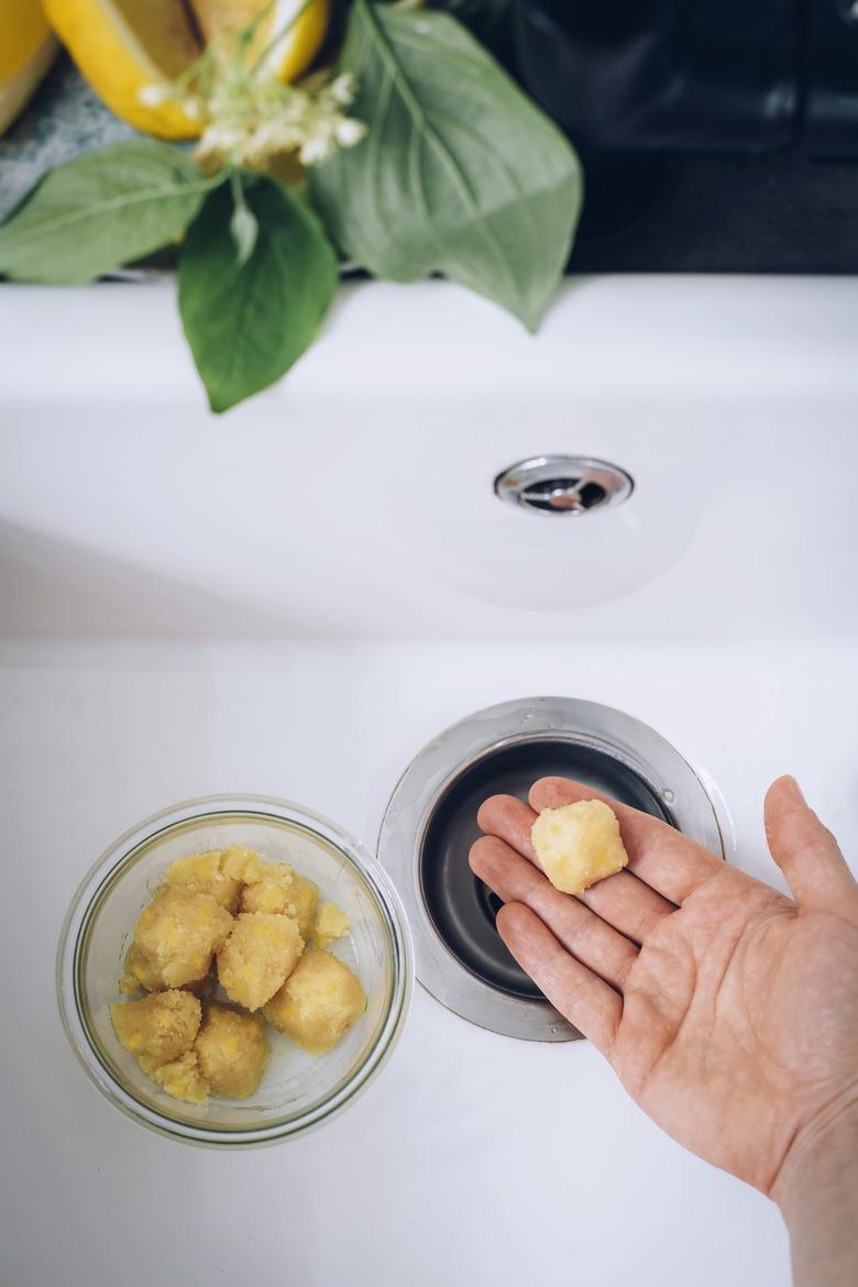 Garbage disposal in sink