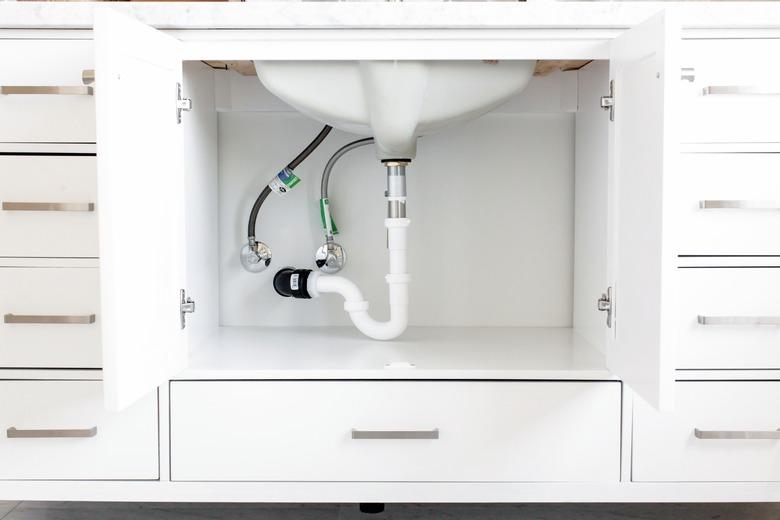 under sink plumbing