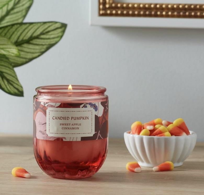 candied pumpkin candle