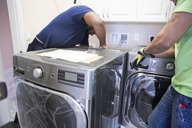 Series- Real installation of washer and dryer in laundry room