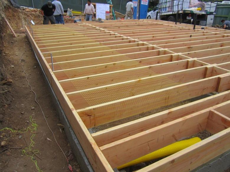 House floor frame