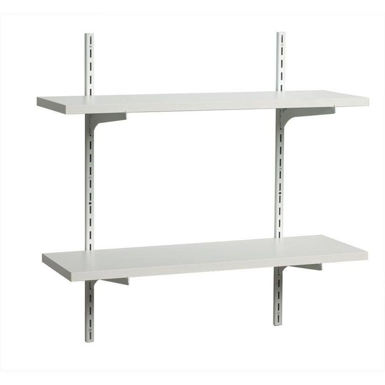 Adjustable shelving.