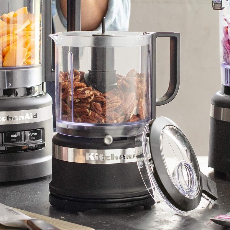 Black food processor