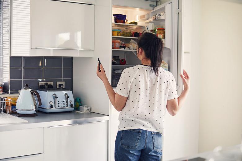 Woman using smartphone