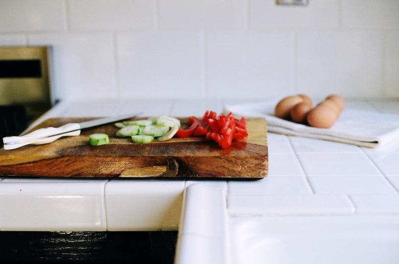 Vegetable on cutting board