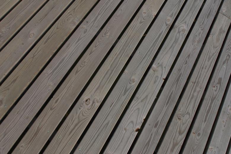 Wood deck planks