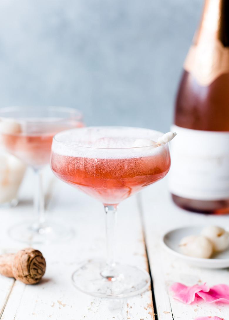 Lychee Rosé Mimosas by Kitchen Confidante