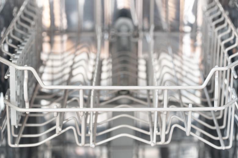 Full Frame Shot Of Dishwasher At Home