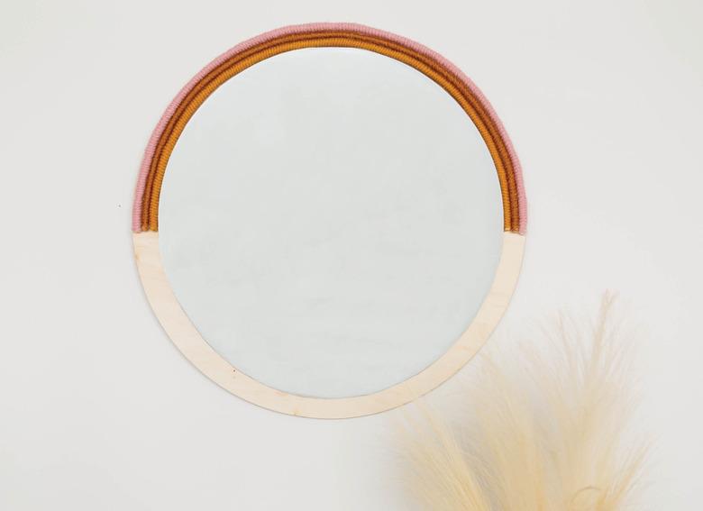 Circle Mirror With Rope DIY