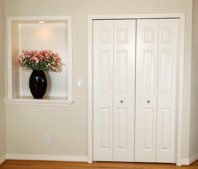 Closed Closet Doors in Home