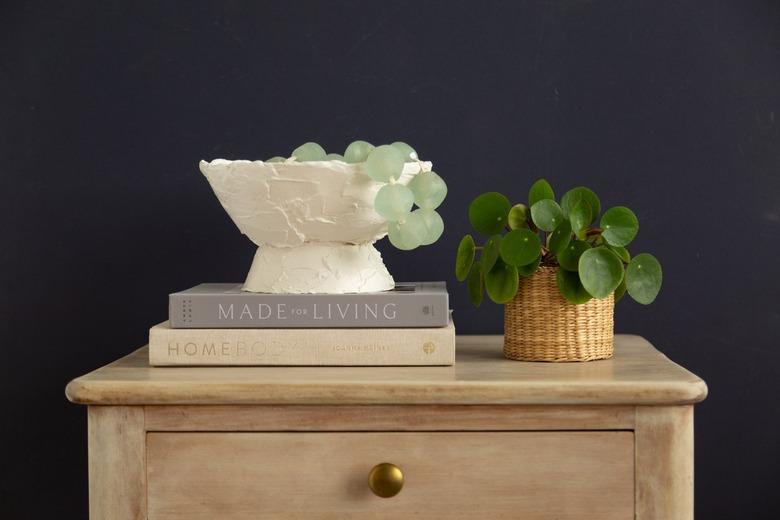 DIY Plaster Decorative Bowl project