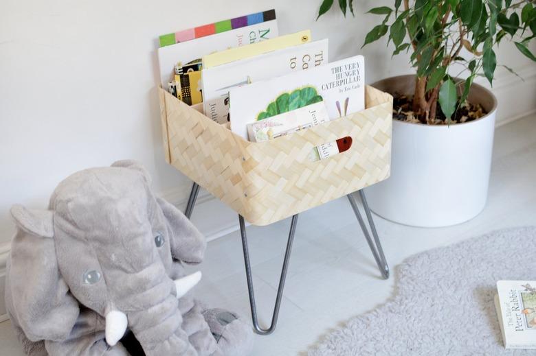 IKEA Hack book bin