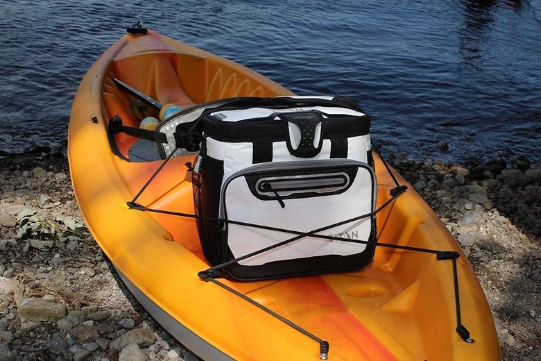 cooler on a kayak