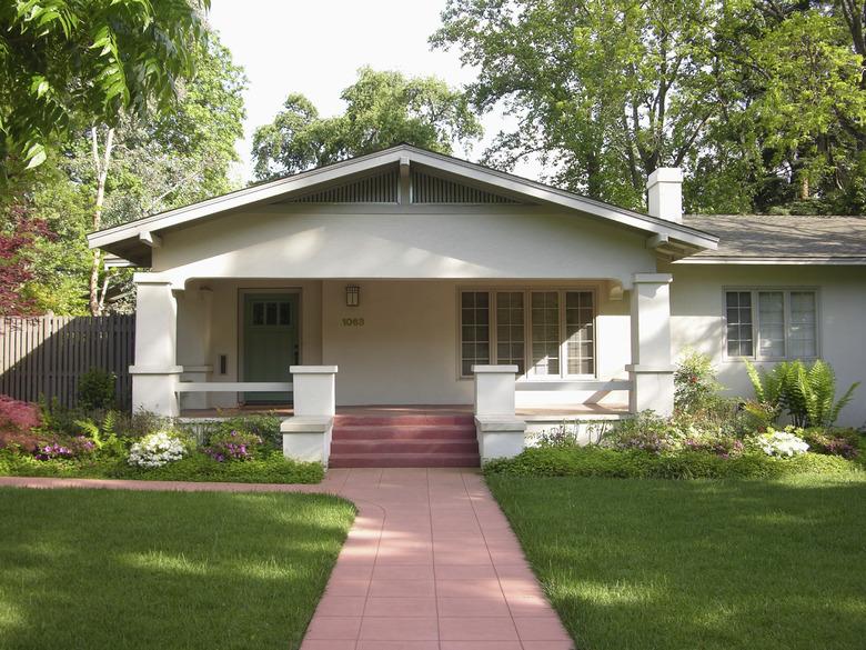 Single Story Craftsman Style Bungalow