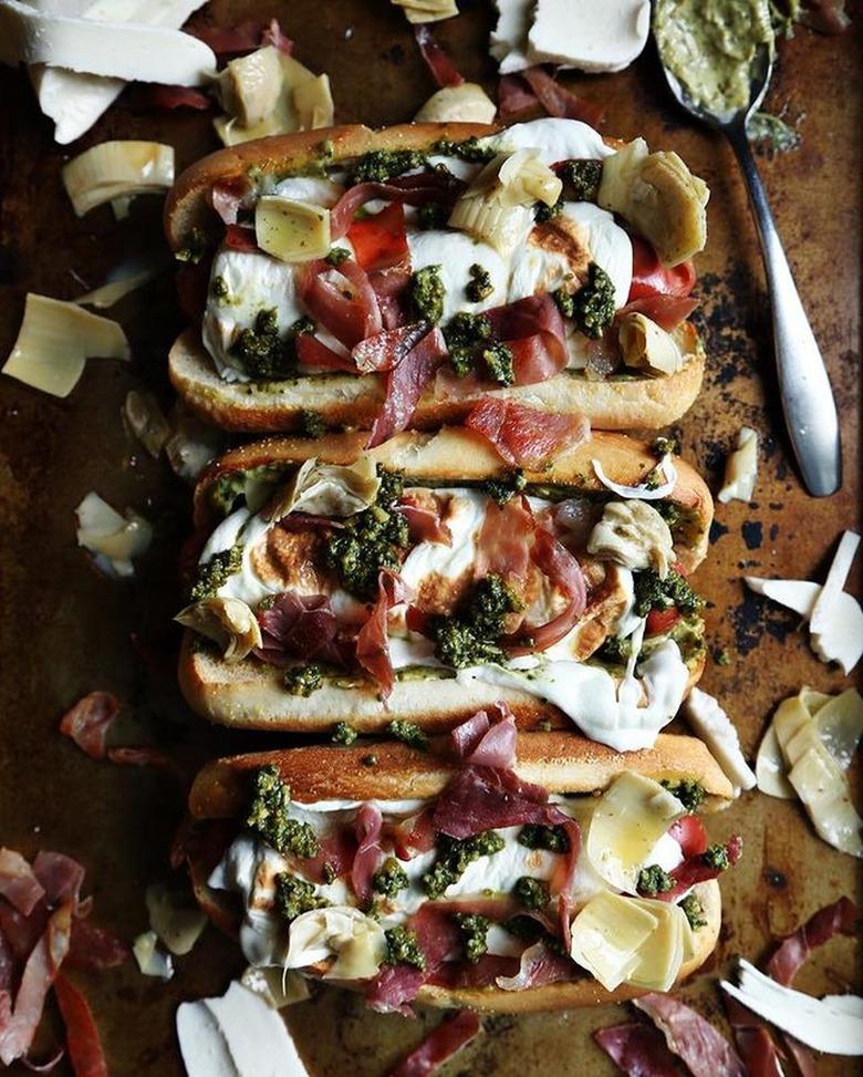 Country Cleaver Prosciutto Pesto Hot Dog