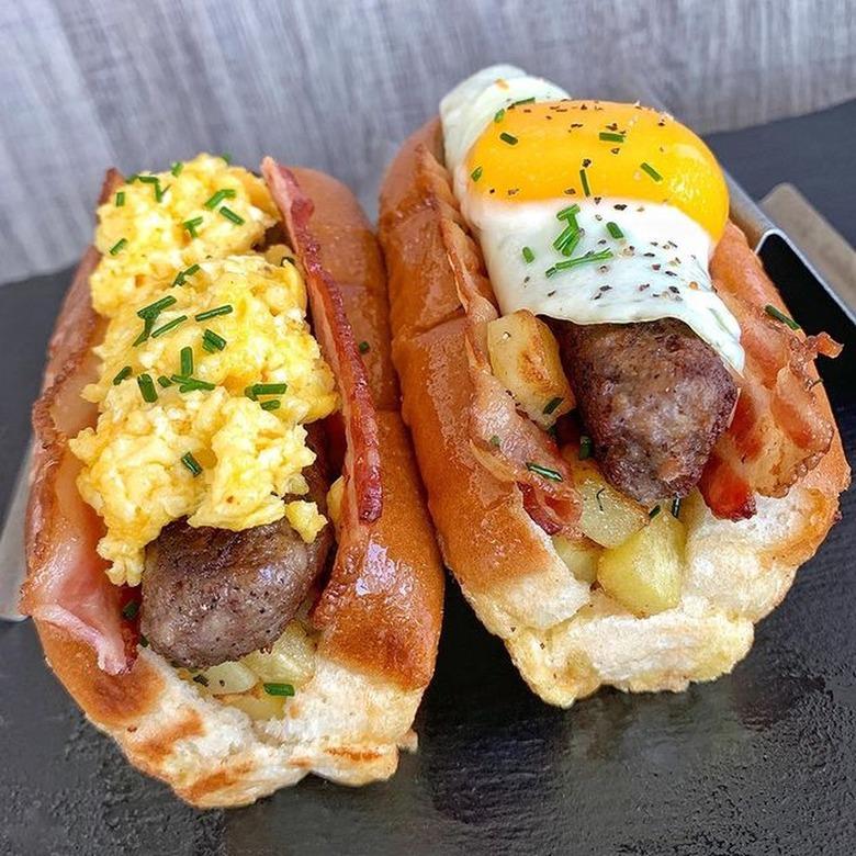 The Josh Elkin Breakfast Hot Dogs