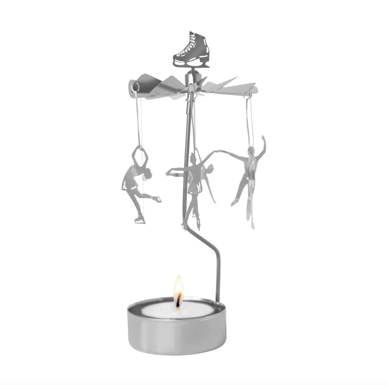 MoMA Design Store Rotating Ice Skater Candleholder, $15