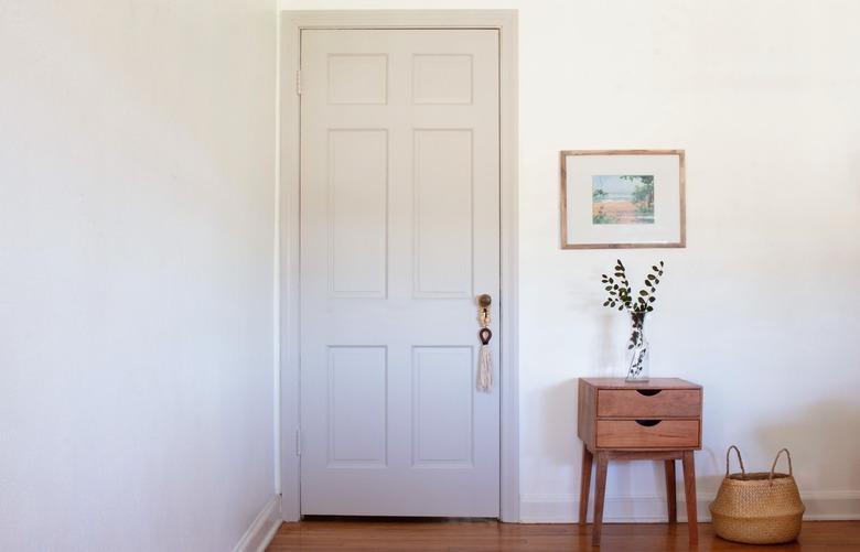 Painted interior door