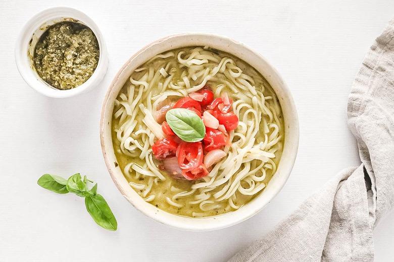 Pesto creamy ramen