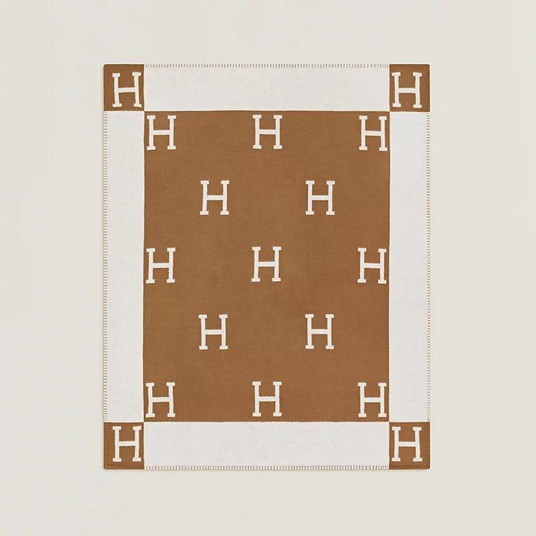 Hermès Avalon Throw Blanket (Tan)