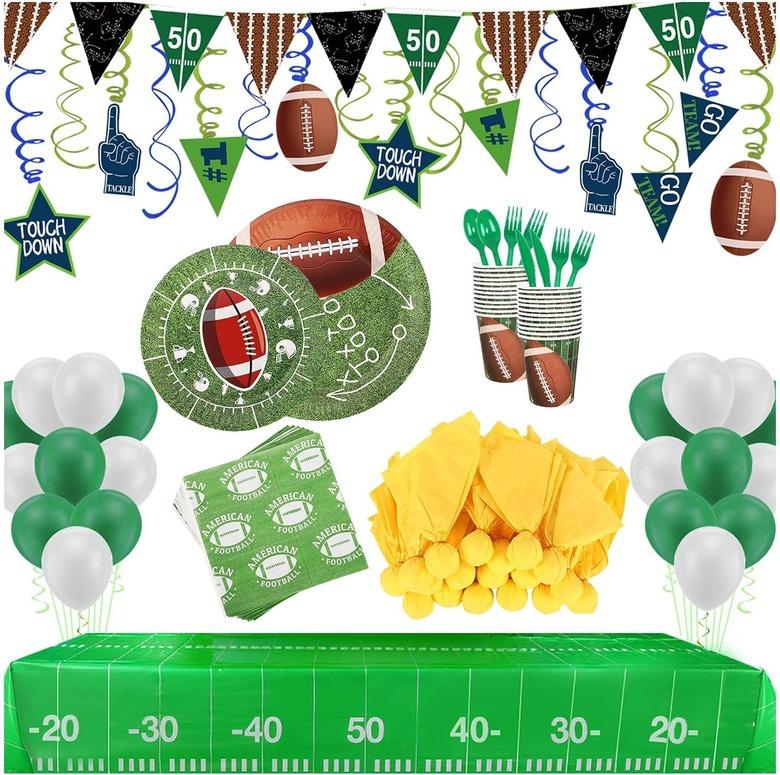 Esjay Football Party Supplies and Decorations Set