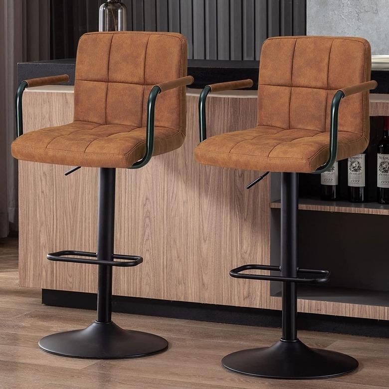 Duhome Breakfast Swivel Bar Stools