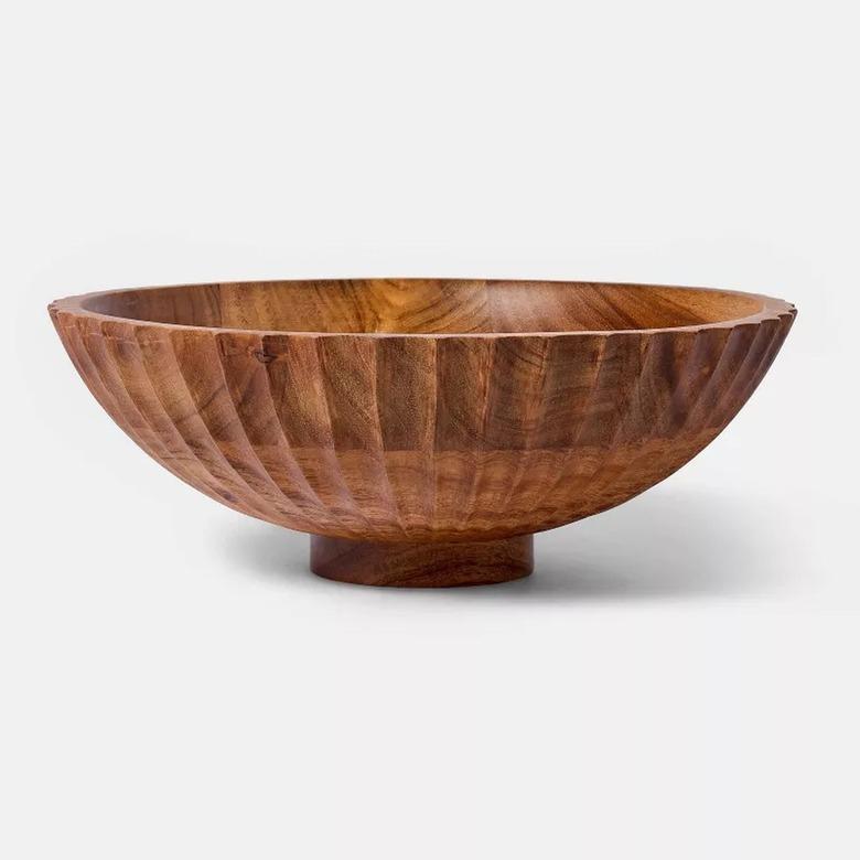 Threshold x Studio McGee Acacia Wood Bowl