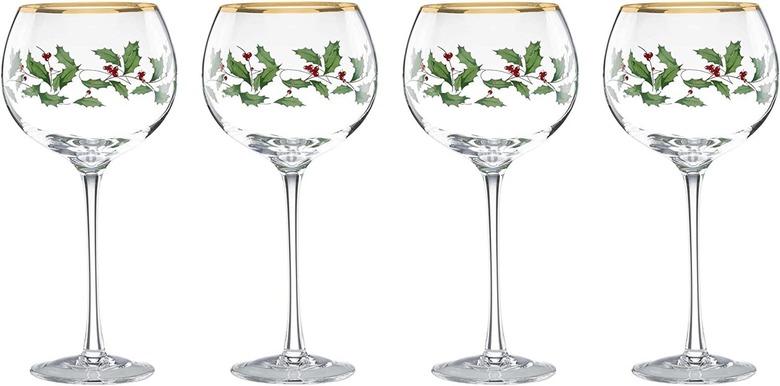 Lenox Holiday Wine Glasses (set of 4)