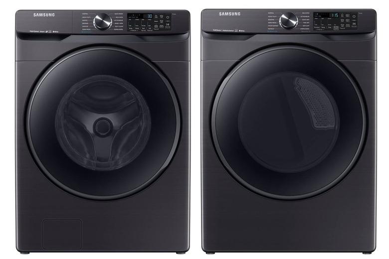 Samsung WF50R8500AV Smart Front Load Washer & DVE50R8500V Smart Electric Dryer