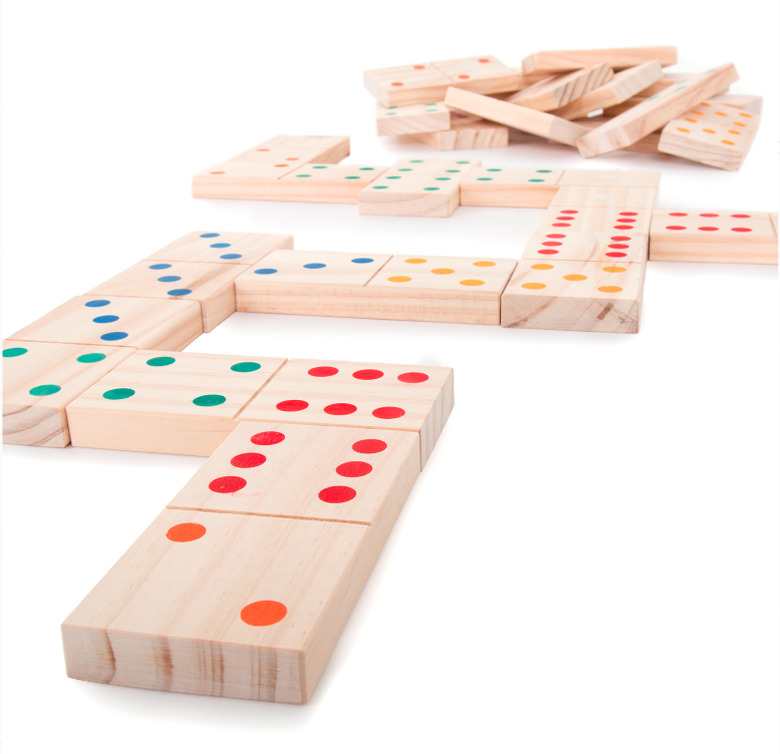 Giant Wooden Dominoes Set