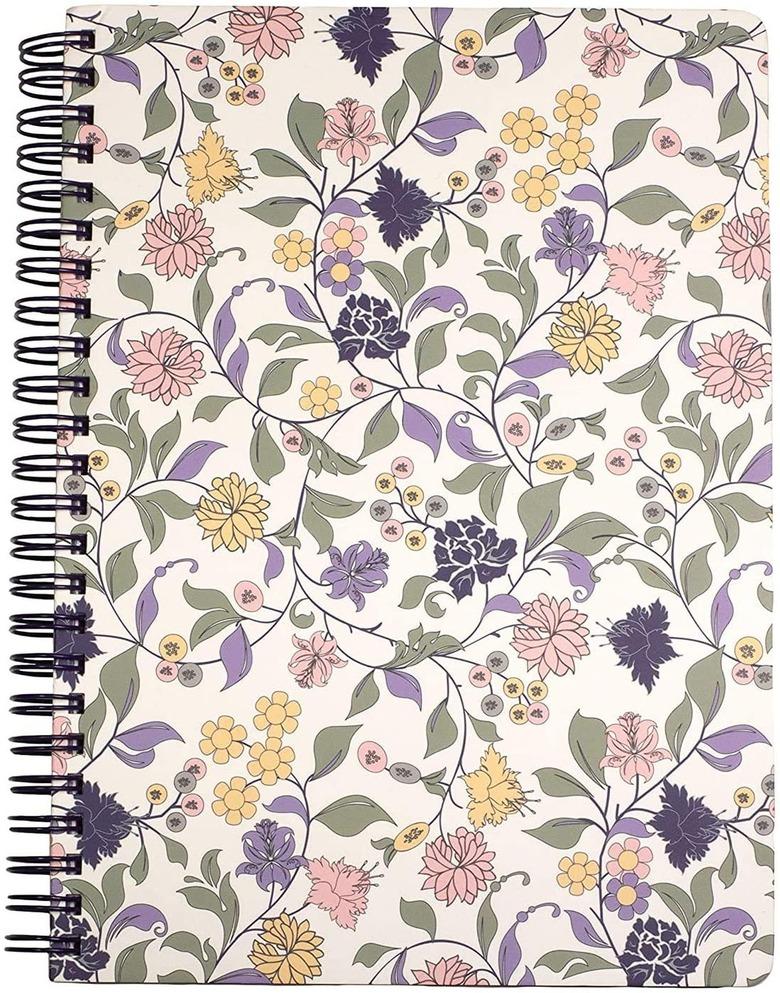 Steel Mill & Co. Floral Spiral Notebook