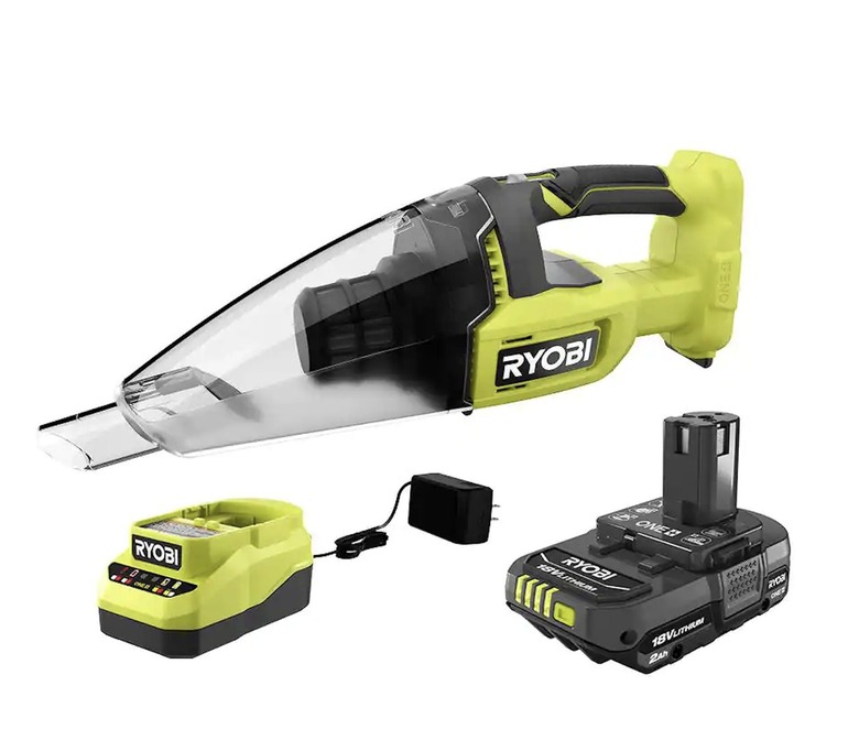 RYOBI ONE+ 18V Cordless Multi-Surface Handheld Vacuum Kit