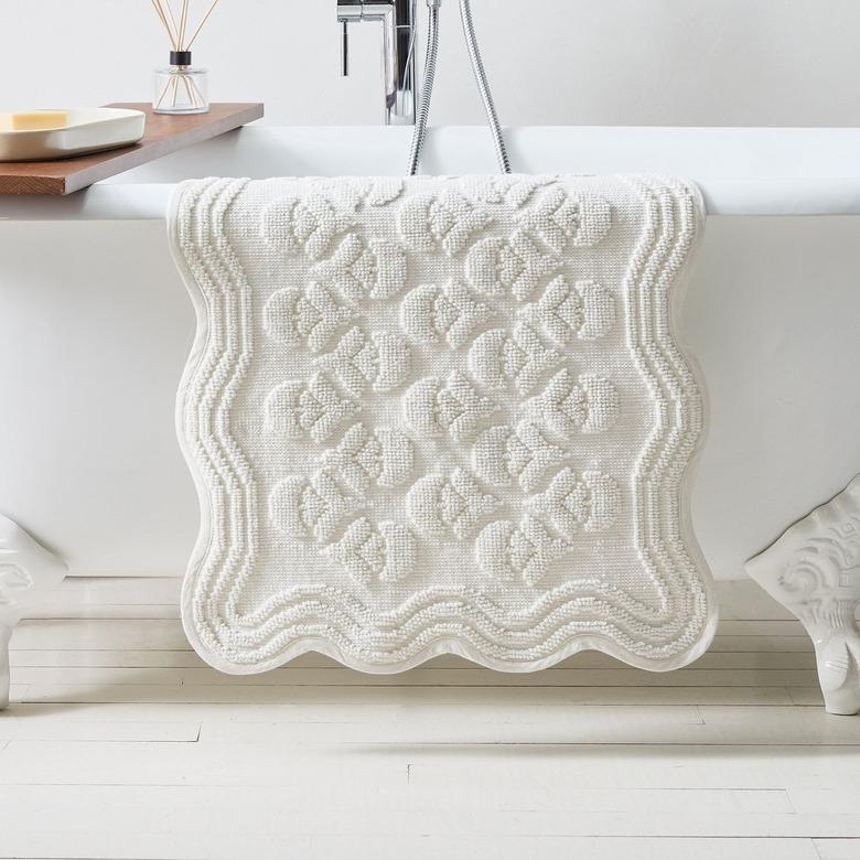 Rhode Thistle Jacquard Bath Mat