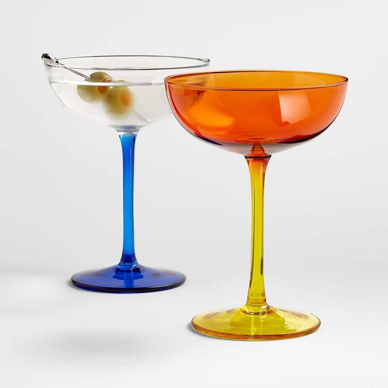 Crate and Barrel The Tini Glass by Molly Baz