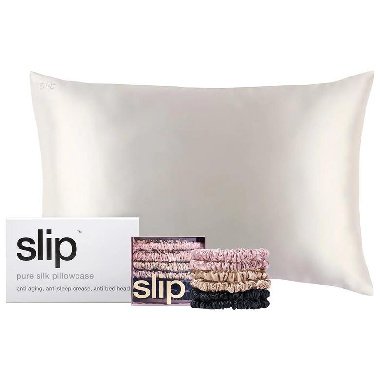 Slip Silk Pillowcase + Small Slipsilk Scrunchies