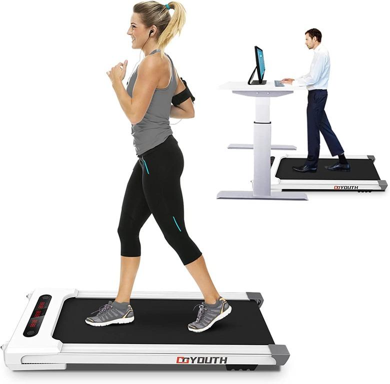 GoYouth 2-in-1 Under Desk Electric Treadmill