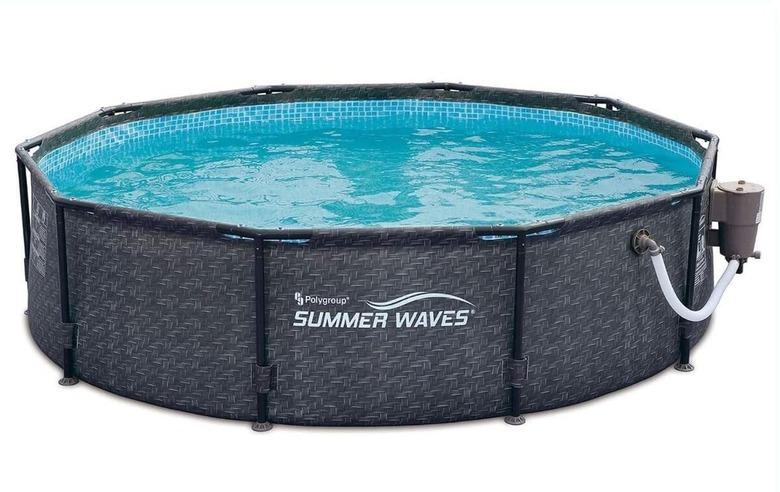 Summer Waves 10 ft. x 30 in. Round Above Ground Pool