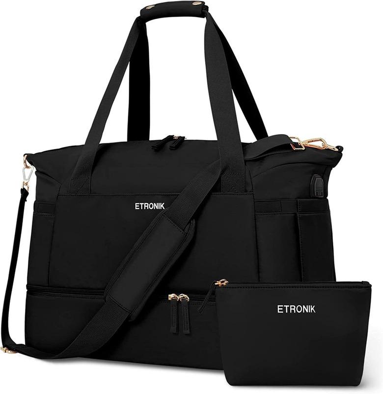 ETRONIK Travel Duffel and Weekender Overnight Bag