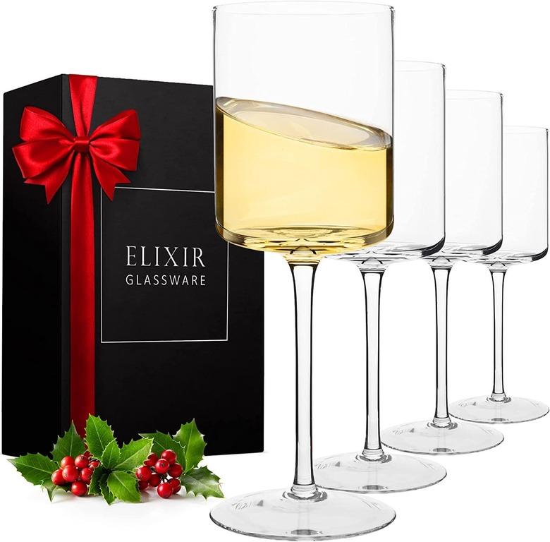 Elixir Glassware Square Wine Glasses (set of 4)