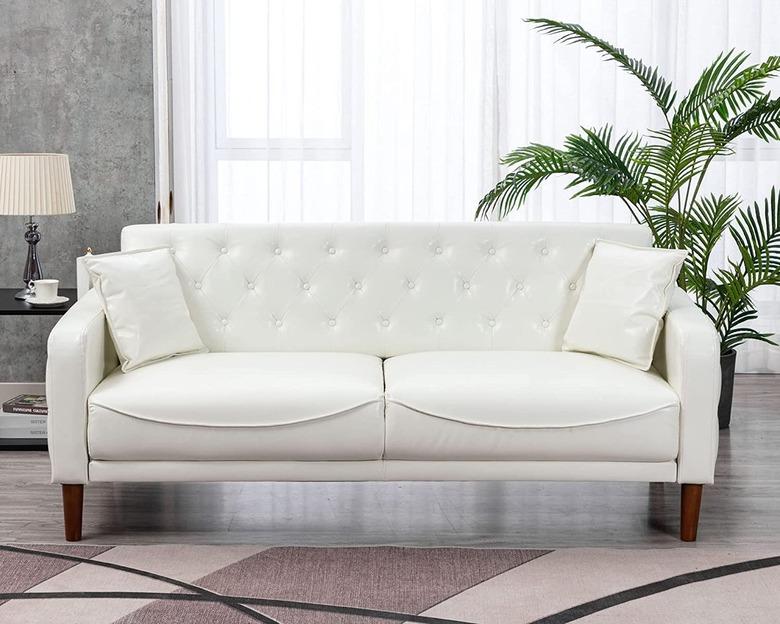 Aoowow Faux Leather Sofa