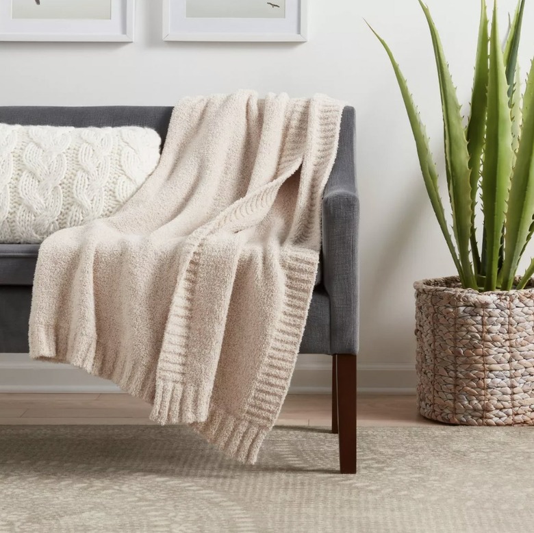 Threshold Cozy Knit Throw Blanket 